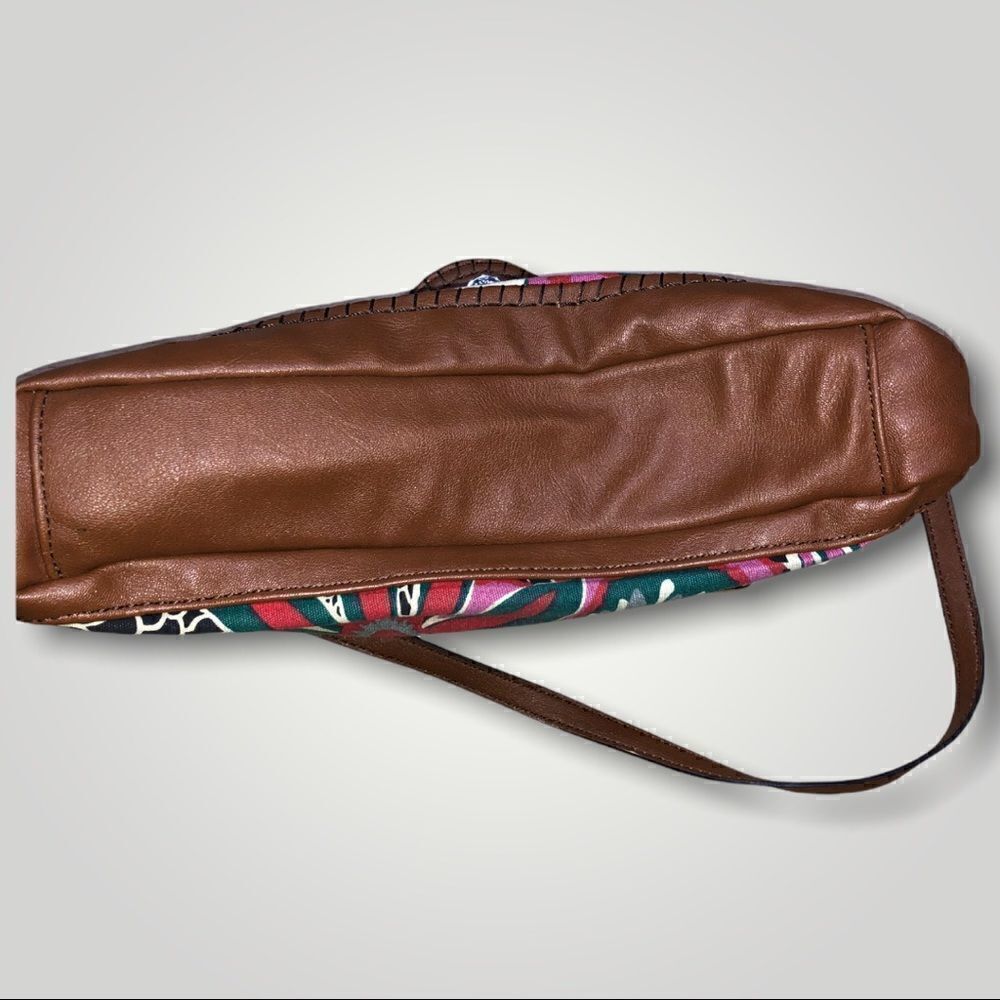 Kate Landry Shoulder Bag Canvas & Leather - Picture 3 of 8